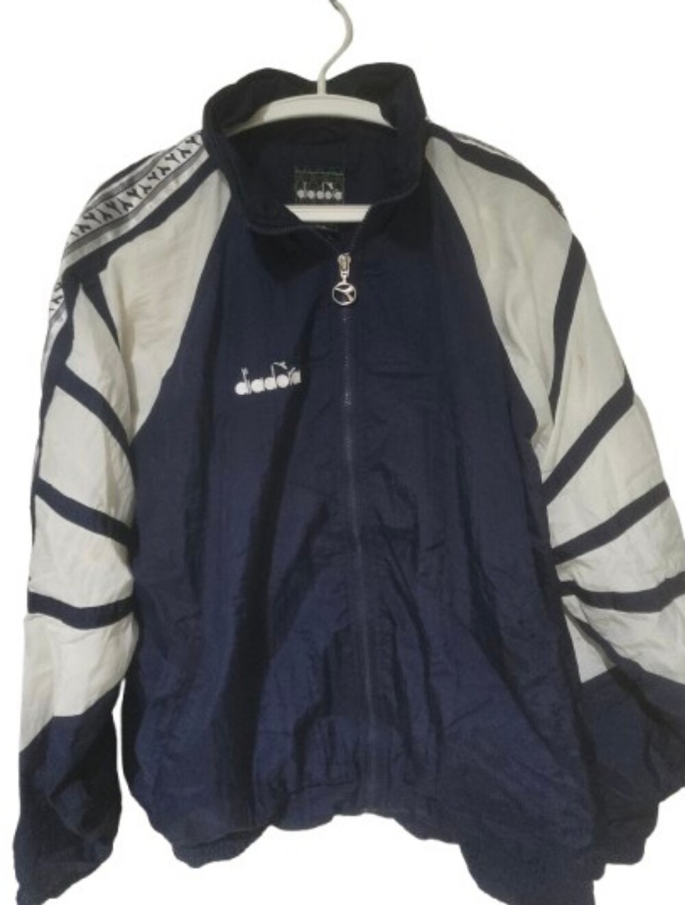 Diadora Retro 90s Official Diadora Vintage Track Jacket - Lightweight Windbreake